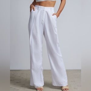 City Linen Wide Leg Pants
